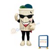 Happy Trash Can Mascot Costume