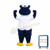 Happy Baseball Bear Mascot Costume