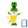 White Radish Mascot Costume