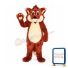 Happy Red Fox Mascot Costume