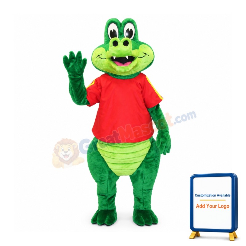 Friendly Crocodile Mascot Costume