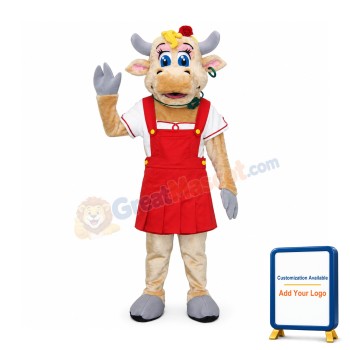 High Quality Female Cow Mascot Costume