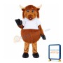 Cute Furry Cow Mascot Costume