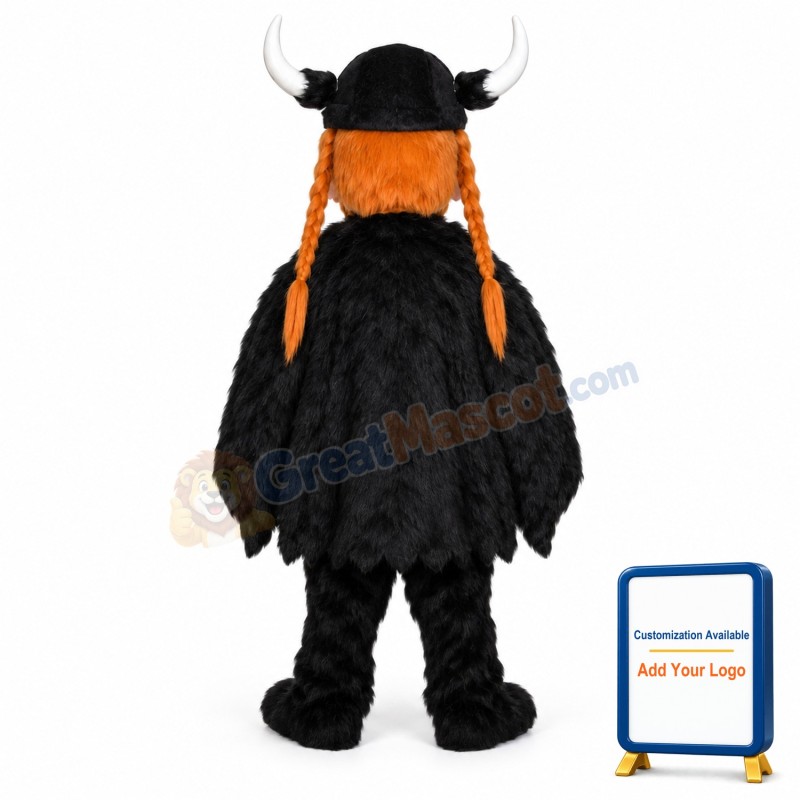 Happy Lightweight Viking Mascot Costume