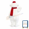 Happy Lightweight Polar Bear Mascot Costume