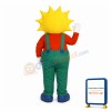 Smiling Lightweight Sun Mascot Costume