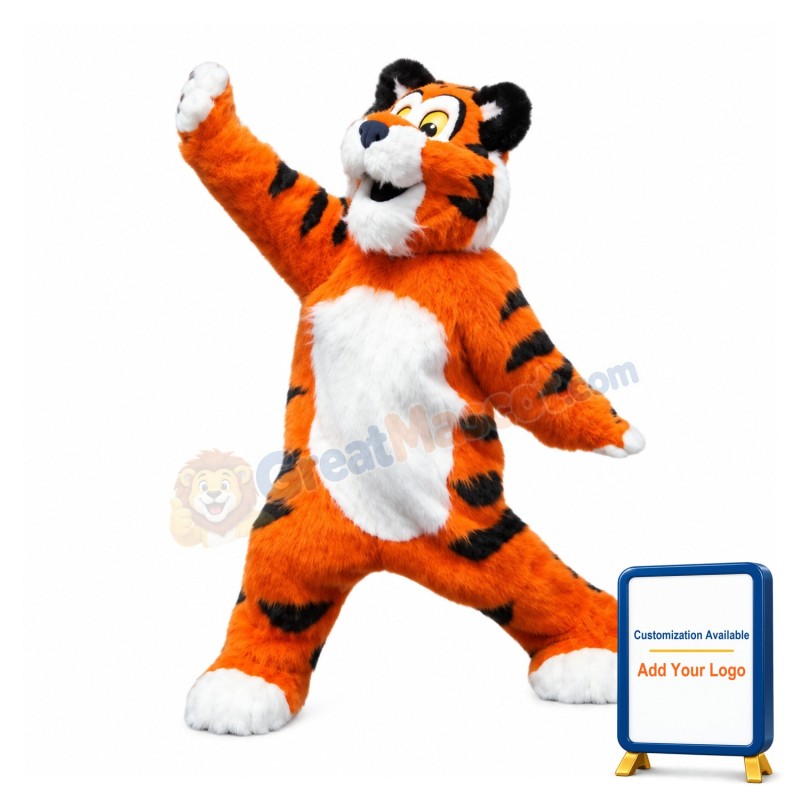 Lightweight Tiger Mascot Costume