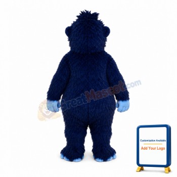Blue Gorilla Mascot Costume