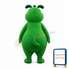 Cute Green Bear Mascot Costume