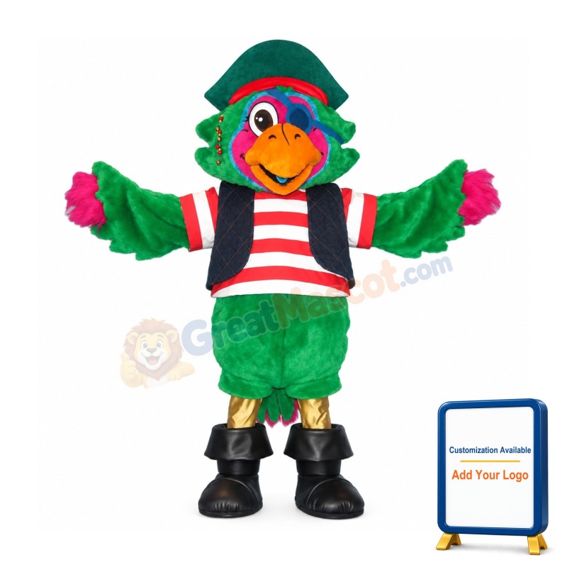 Happy Lightweight Parrot Mascot Costume