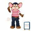 Happy Lightweight Mouse Mascot Costume