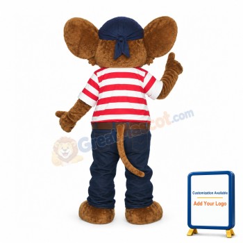 Happy Lightweight Mouse Mascot Costume
