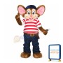 Happy Lightweight Mouse Mascot Costume