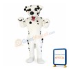 Happy Dalmation Dog Mascot Costume