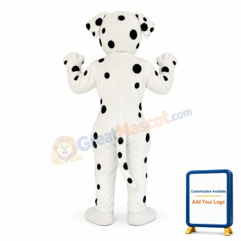 Happy Dalmation Dog Mascot Costume