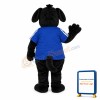 College Black Dog Mascot Costume