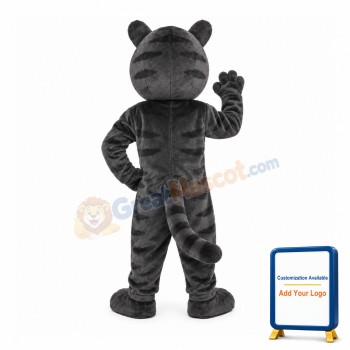 Happy Black Panther Mascot Costume