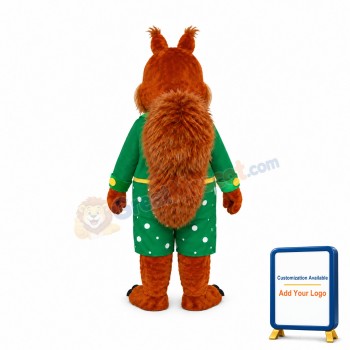 Happy Lightweight Squirrel Mascot Costume