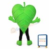Happy Lightweight Leaf Mascot Costume