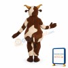 Funny Lightweight Cow Mascot Costume