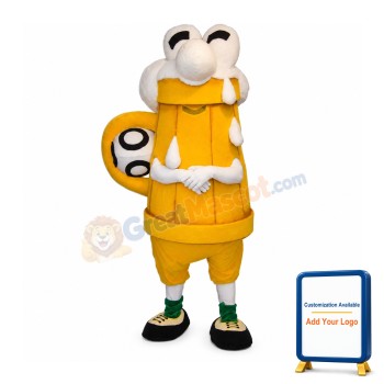Glass of Beer Mascot Costume