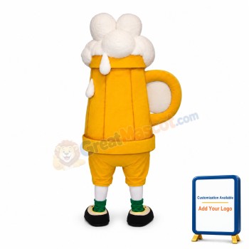 Glass of Beer Mascot Costume