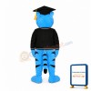 Blue Erudite Panther Mascot Costume