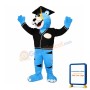 Blue Erudite Panther Mascot Costume