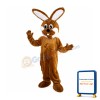Brown & White Rabbit Mascot Costume