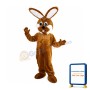 Brown & White Rabbit Mascot Costume