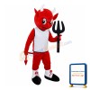 Angry Devil Mascot Costume
