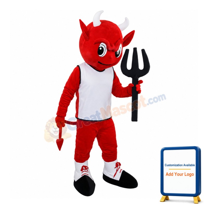 Angry Devil Mascot Costume