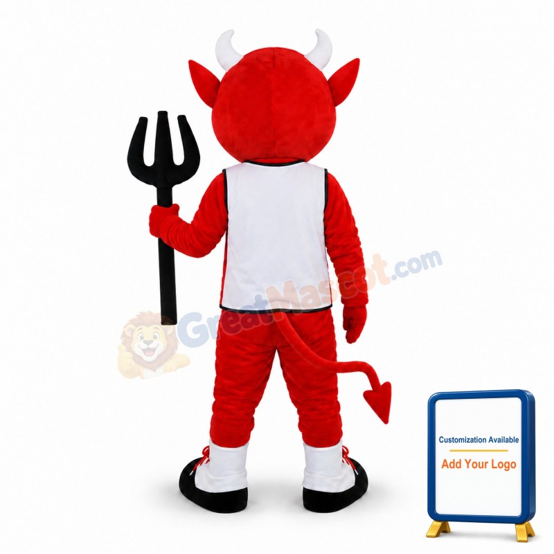 Angry Devil Mascot Costume
