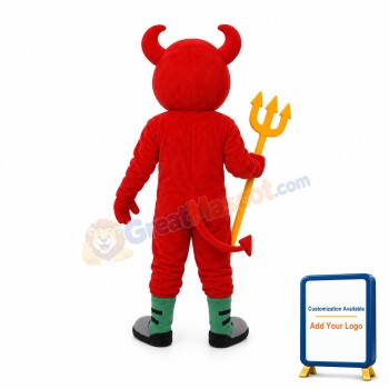 Happy Lightweight Devil Mascot Costume