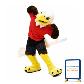 Sporty Eagle Mascot Costume