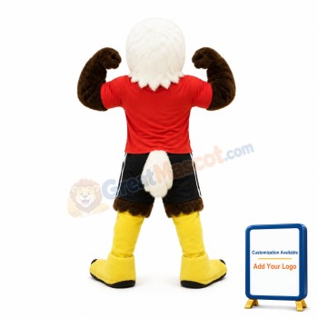 Sporty Eagle Mascot Costume