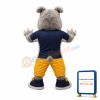 Power Furry Bulldog Mascot Costume