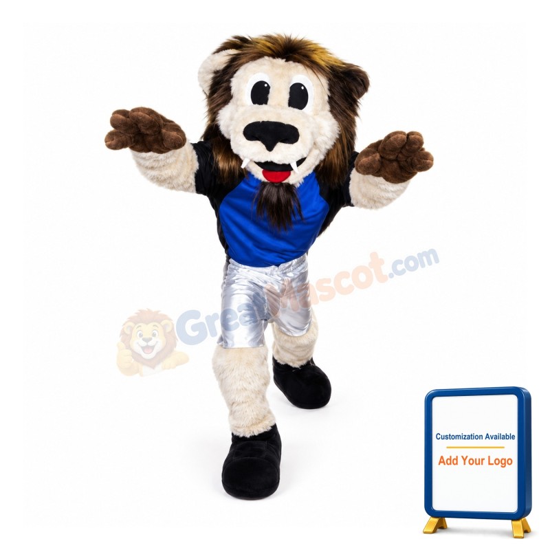 Happy Lightweight Lions Mascot Costume