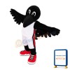 Black Raven Mascot Costume