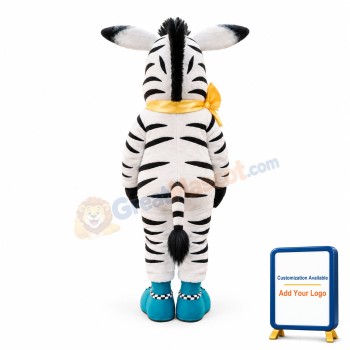 Cute Little Zebra Mascot Costume