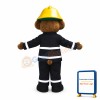 Fire Safety Bear Mascot Costume