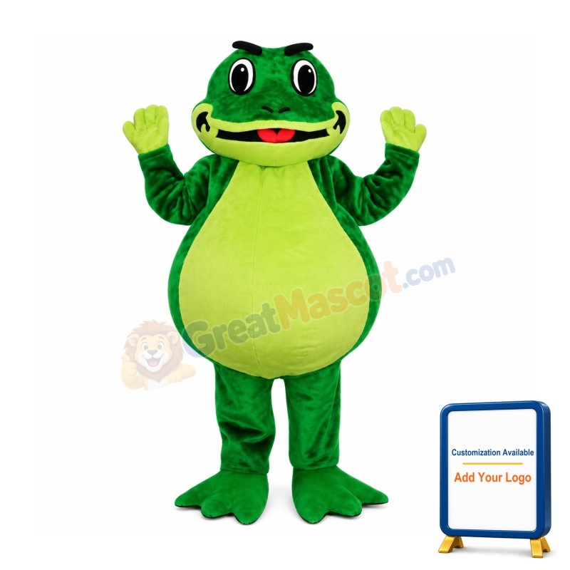 Friendly Lightweight Frog Mascot Costume