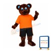 Sport Brown Bear Mascot Costume