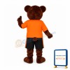 Sport Brown Bear Mascot Costume