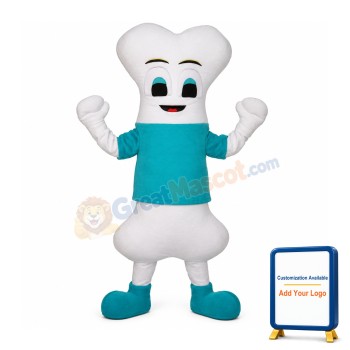 Happy Lightweight Bone Mascot Costume