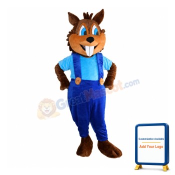Happy Squirrel Mascot Costume