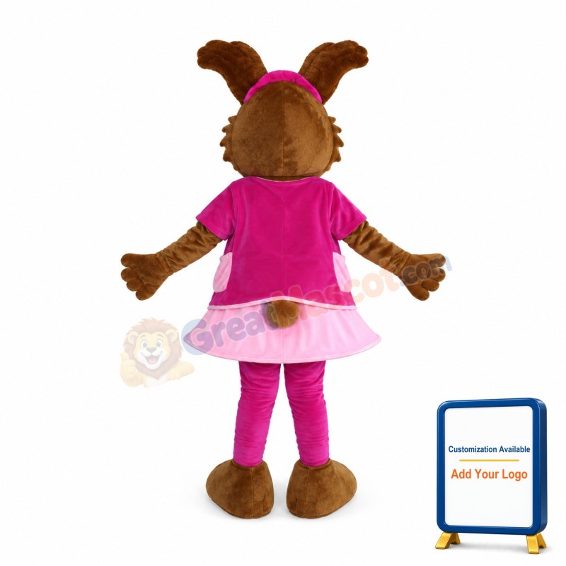 Girl Squirrel Mascot Costume