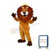 Happy Lightweight King Lion Mascot Costume