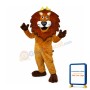 Happy Lightweight King Lion Mascot Costume