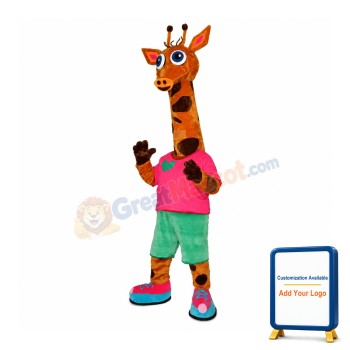 Sport Lightweight Giraffe Mascot Costume